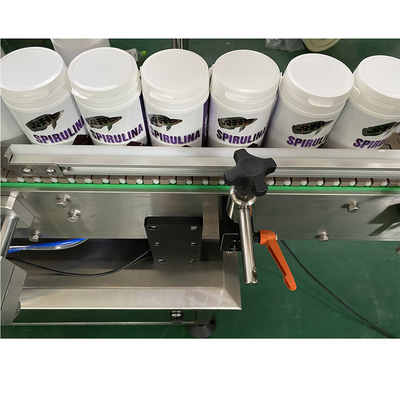 Good quality automatic sticker printing machine vertical round bottle fixed point labeling machine