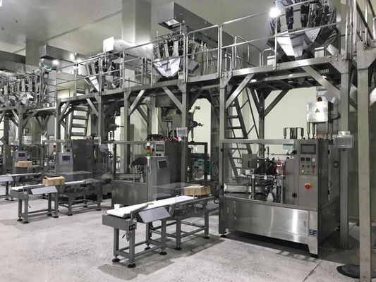 Food Grade SS304 Jerky Multi Head Pouch Packing Machine