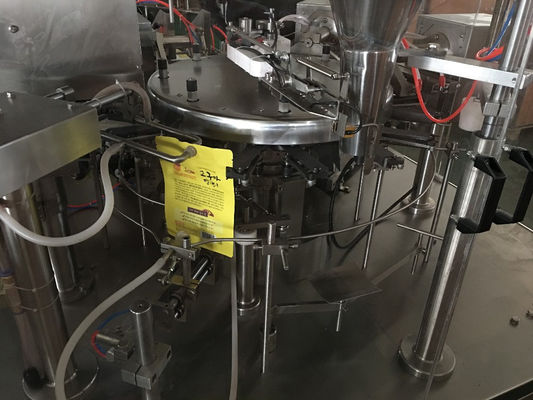 Automatic 50bags/Min 10 Heads Premade Bag Packing Machine 304SS Frame