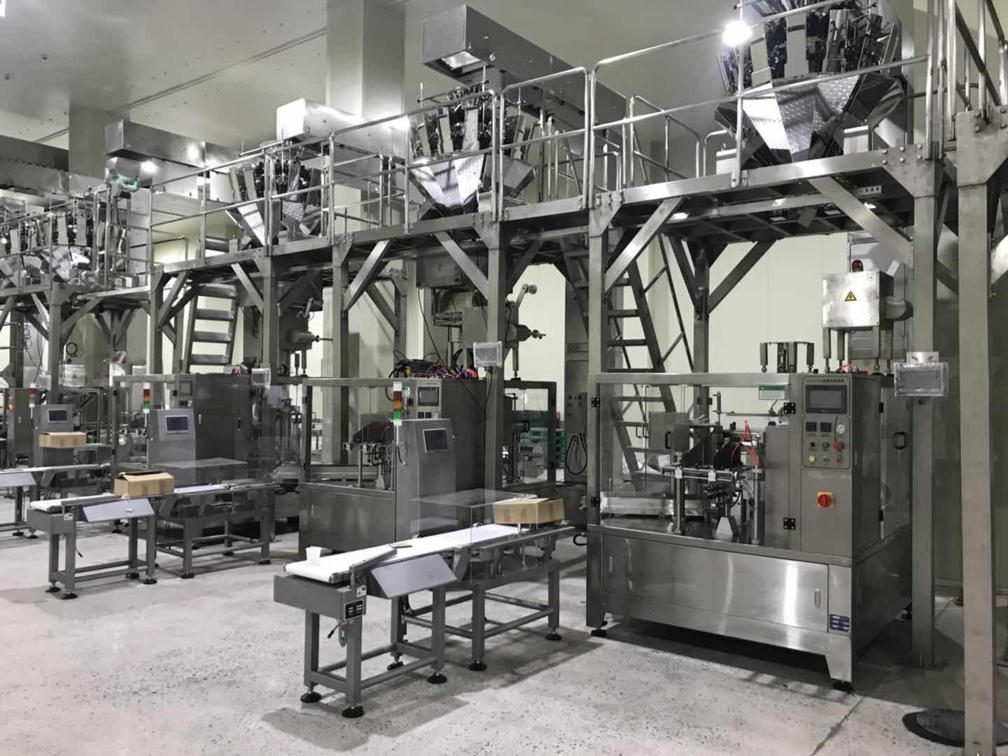 Food Grade SS304 Jerky Multi Head Pouch Packing Machine